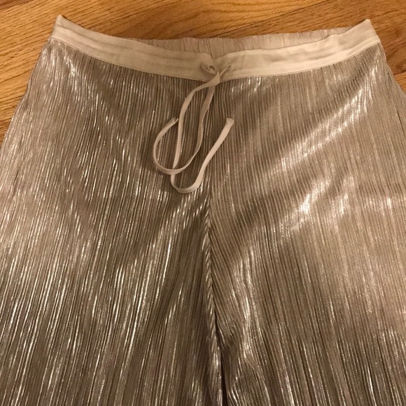 Gold Victoria Secret Pajama Bottoms - Picture 4 of 5